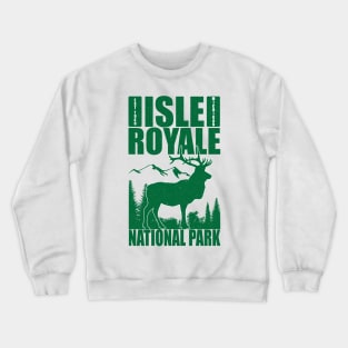 Isle Royale National Park Michigan Crewneck Sweatshirt